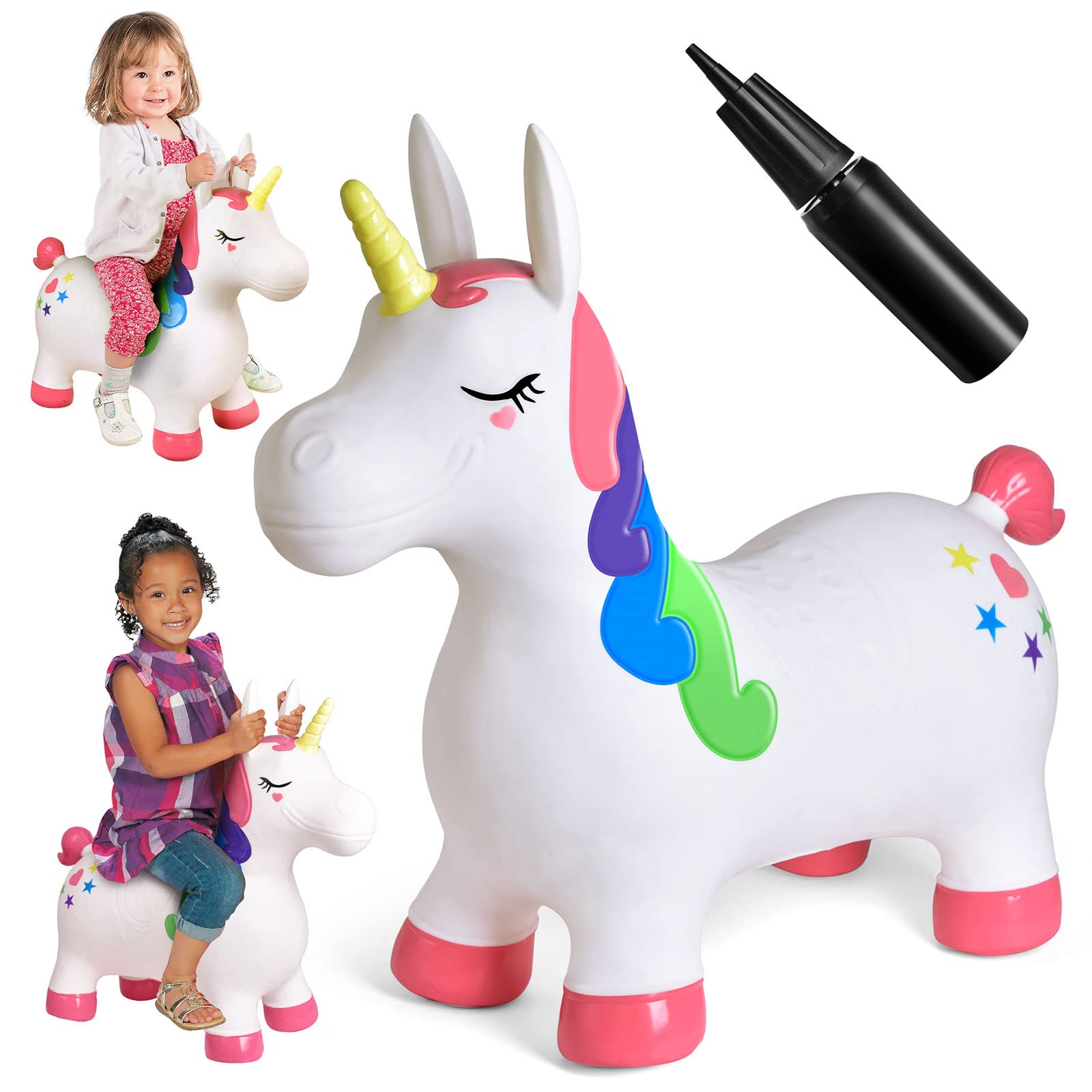 Unicorn Ball Fun: Inflatable Hopping Toys for Toddlers and Kids