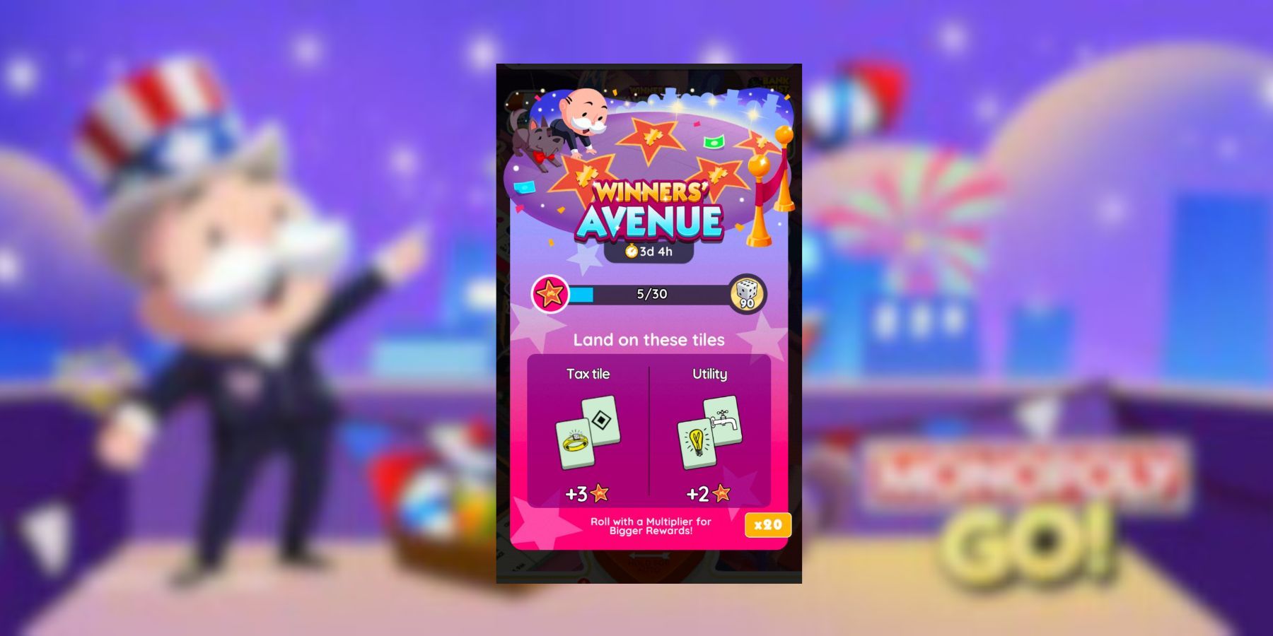 Winners Avenue in Monopoly GO: Full List of Rewards and Milestone Details