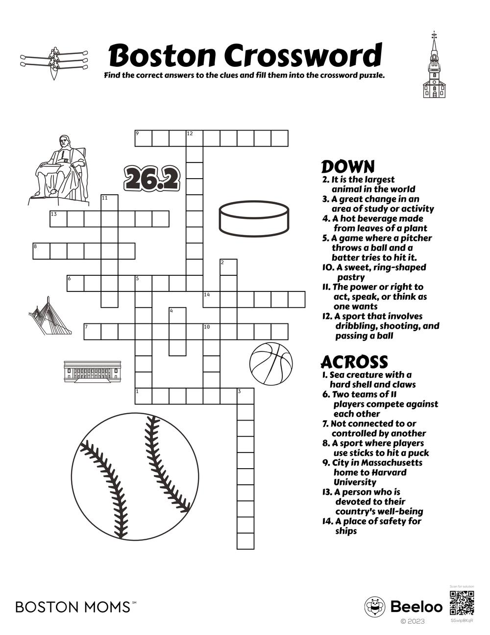 boston dinner crossword