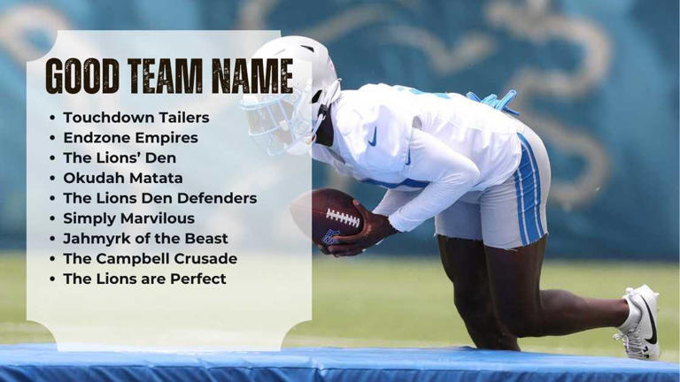 Best Lions Fantasy Football Team Names: Creative & Unique Options