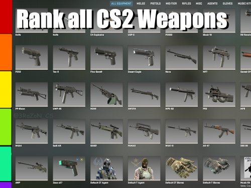 CS2 Gun Tier List: Which Weapons Reign Supreme in 2023?