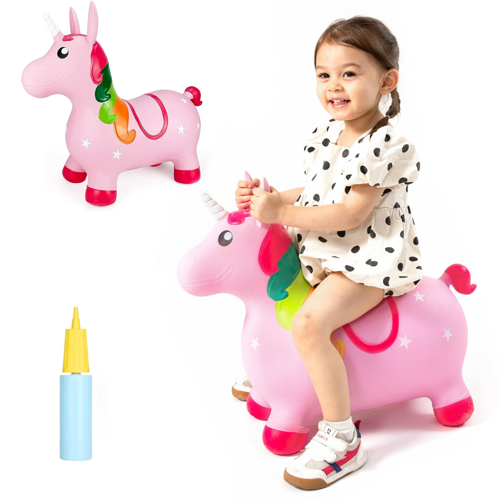 Unicorn Ball Fun: Inflatable Hopping Toys for Toddlers and Kids