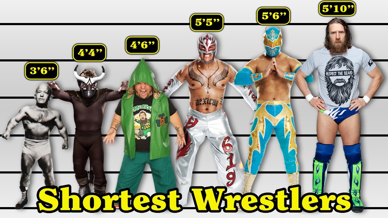 WWE Shortest Wrestlers: How Tall Are They? (You Wont Believe How Short Some of Them Are)