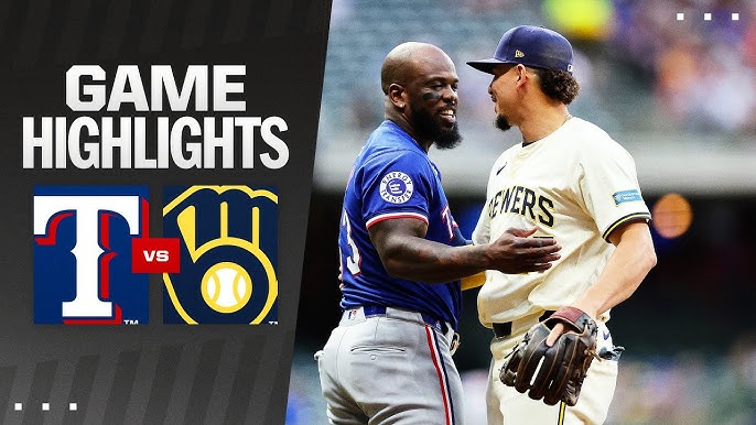 Brewers Rangers whats the score? Get live updates and game highlights right here