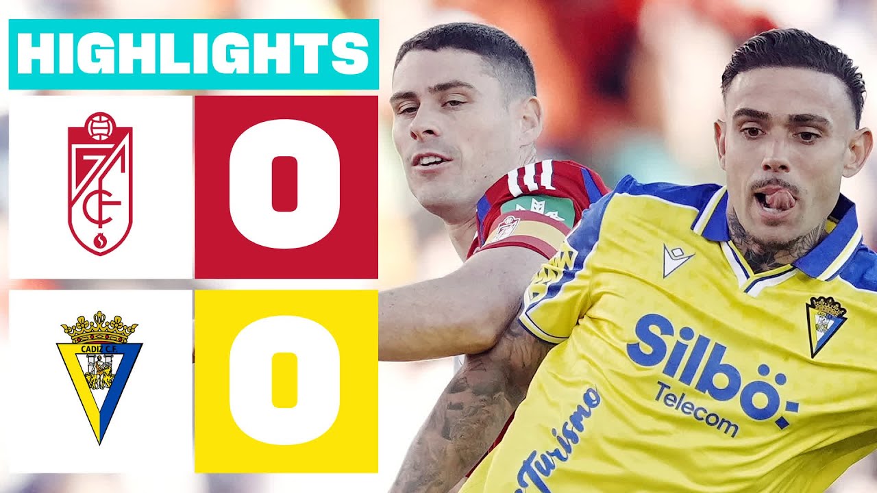 Relive the Cádiz CF vs Granada CF Timeline:  Match Highlights & Recaps