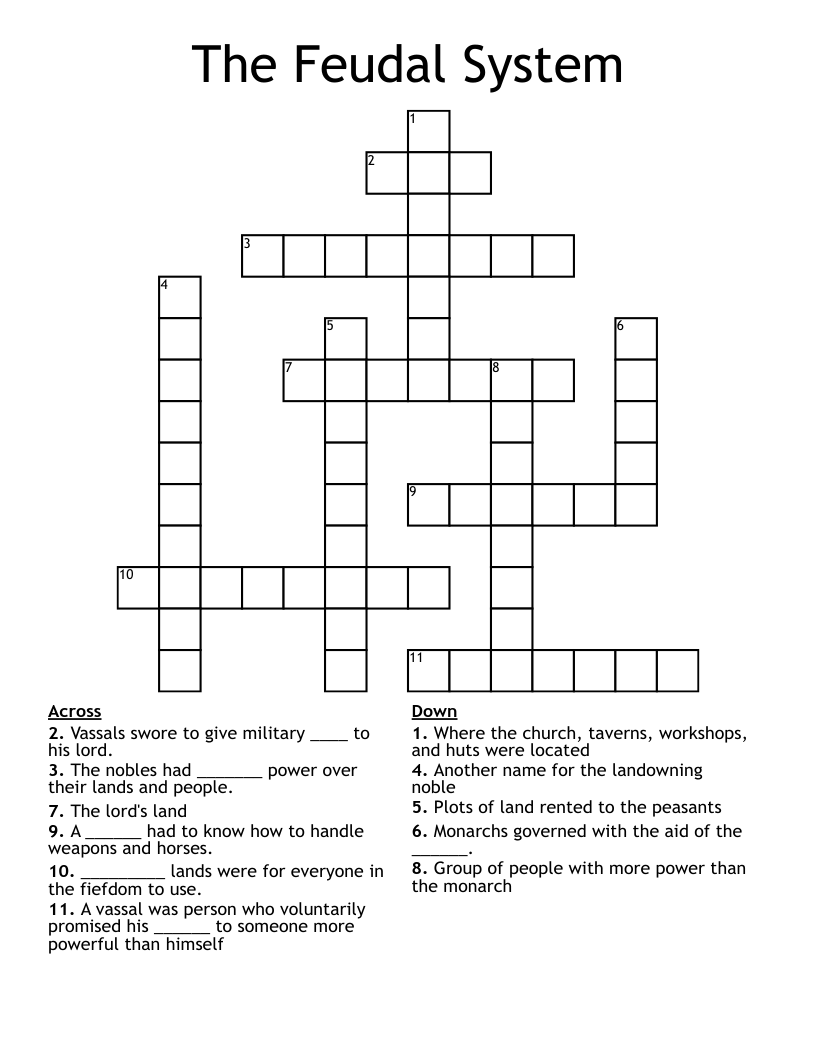 Download a Free Feudal Warrior Crossword! (Printable Puzzles and Solutions for Offline Fun)