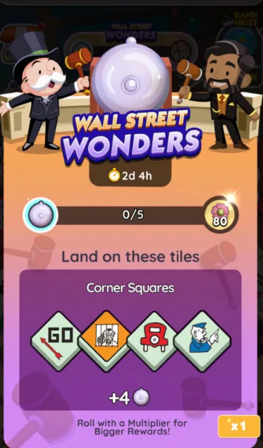 Monopoly GO Wall Street Wonders: Complete Milestone List and Rewards!