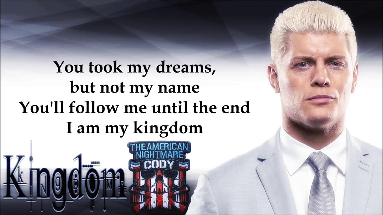 Sing Kingdom: Easy-to-Follow Cody Rhodes Theme Song Lyrics and Meaning!