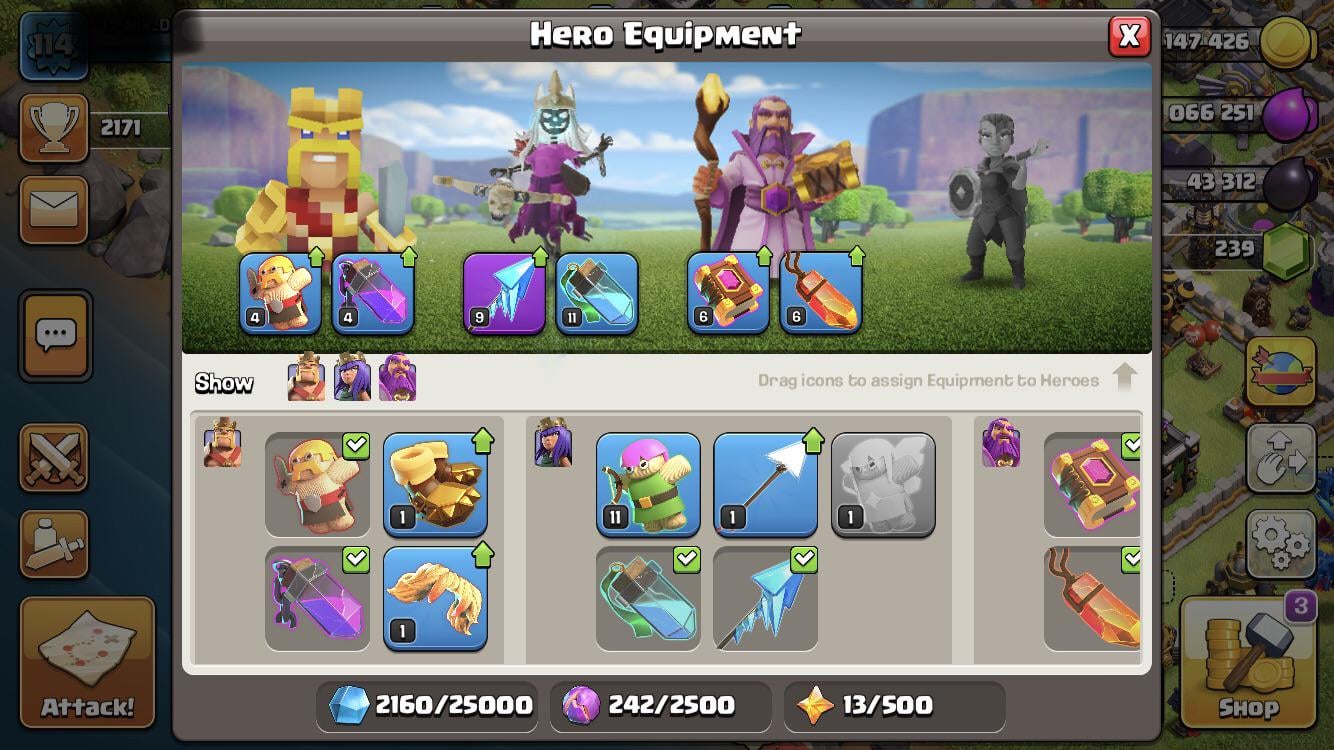 Win More: Clash of Clans Best Hero Equipment for Every Hero.