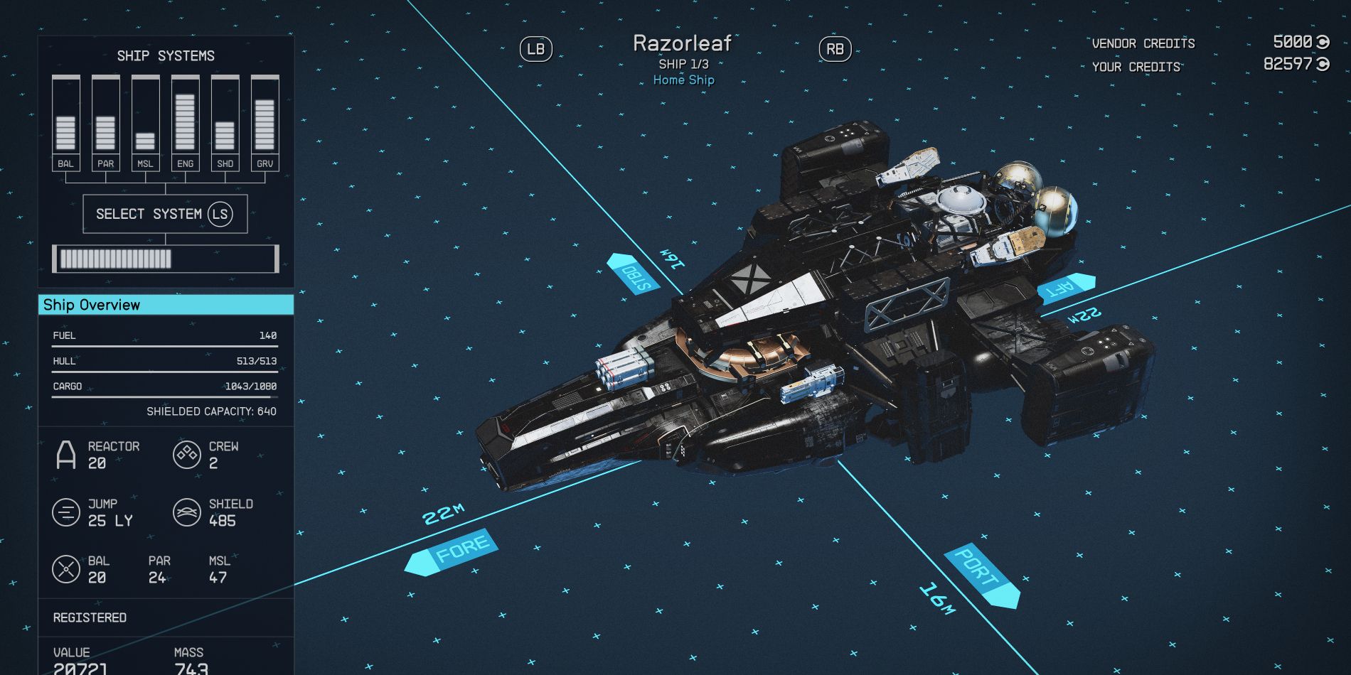 Starfield Mod for Unlimited Ship Parts: Build Your Dream Ship!