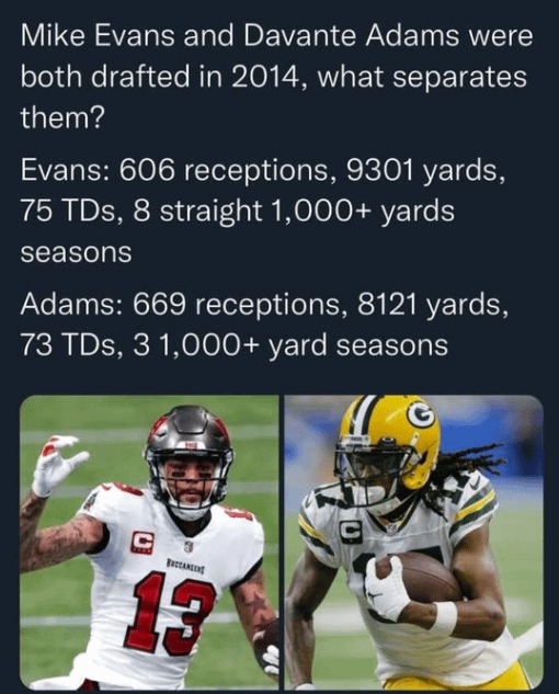 Need WR help? We break down the stats of Mike Evans or Adam Thielen.