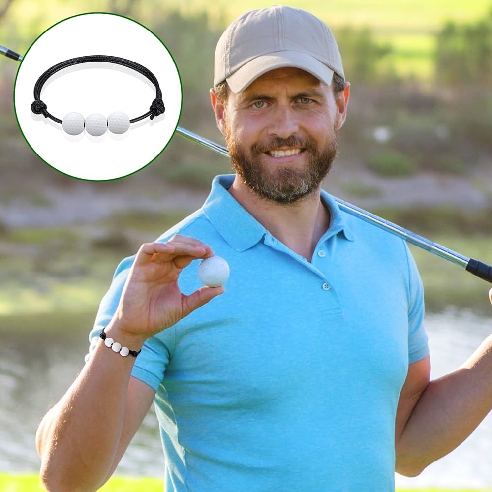 Cool Mens Golf Bracelets: Check out the bracelet trend on the golf course.